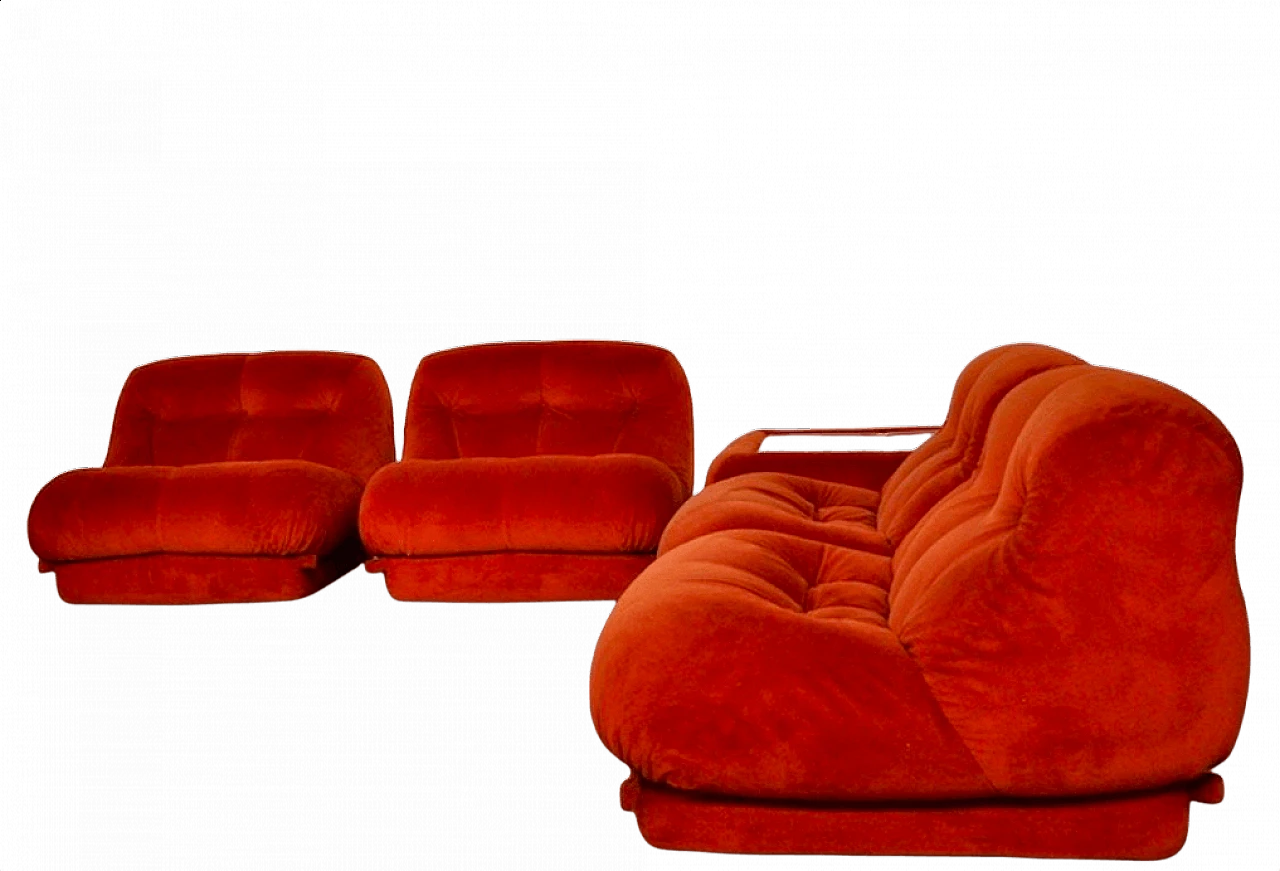 Modular Nuvolone sofa and coffee table by Maturi for Mimo, 1970s 1372138