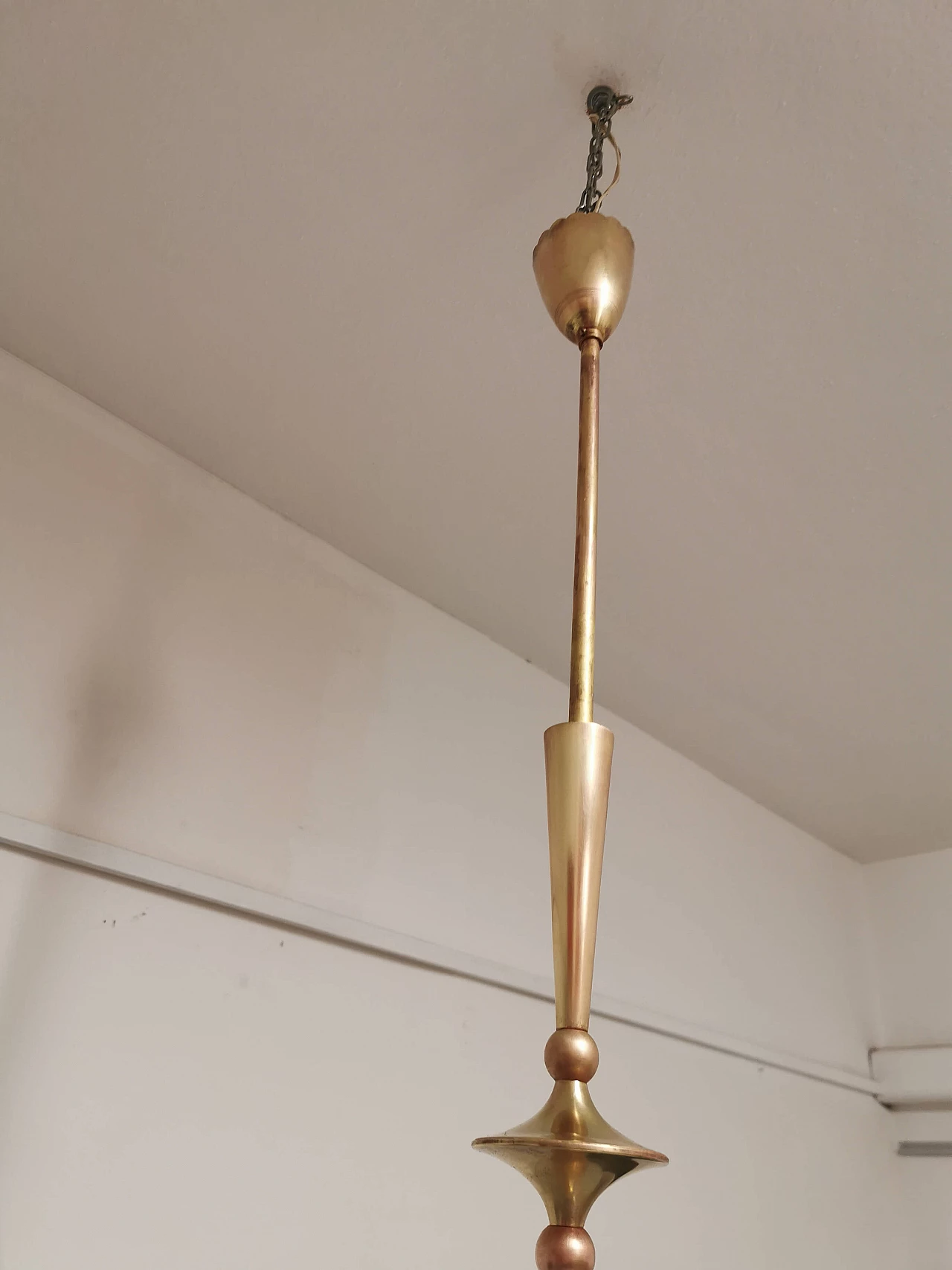 Suspension lamp by Pietro Chiesa for Fontana Arte, 1940s 1372273