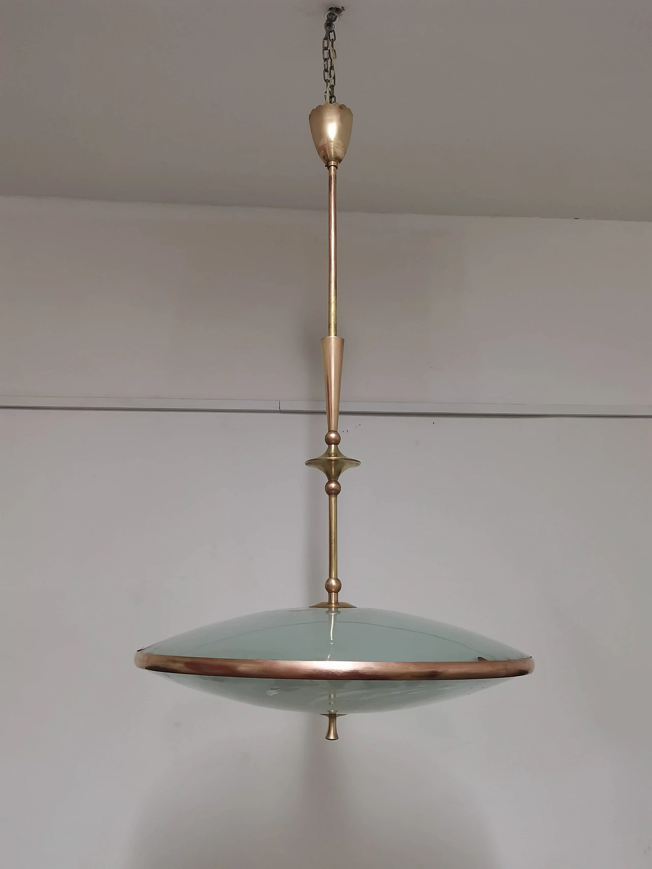 Suspension lamp by Pietro Chiesa for Fontana Arte, 1940s 1372284