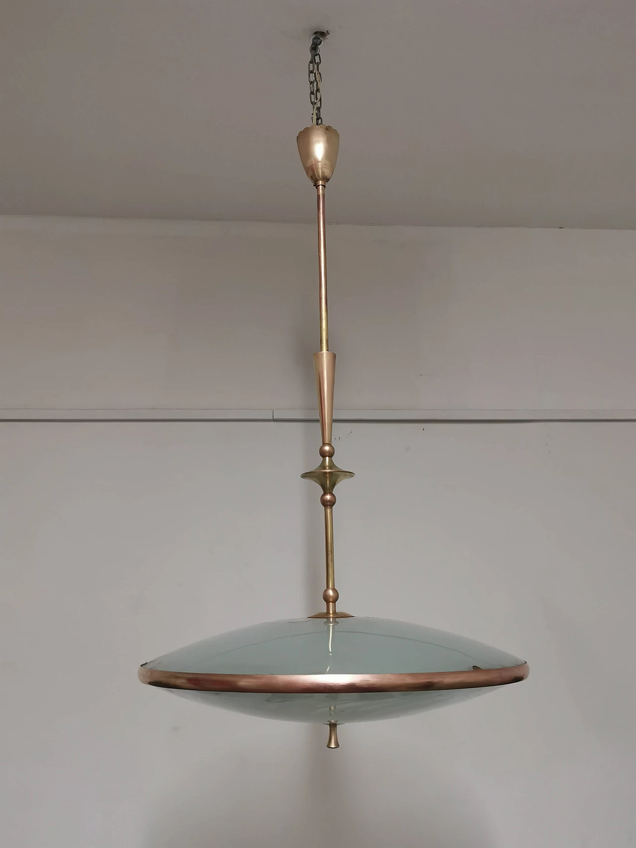Suspension lamp by Pietro Chiesa for Fontana Arte, 1940s 1372291