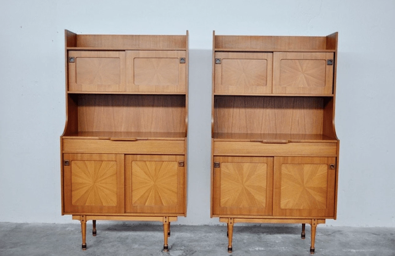 Coppia di credenze in palissandro, anni '60 1372331