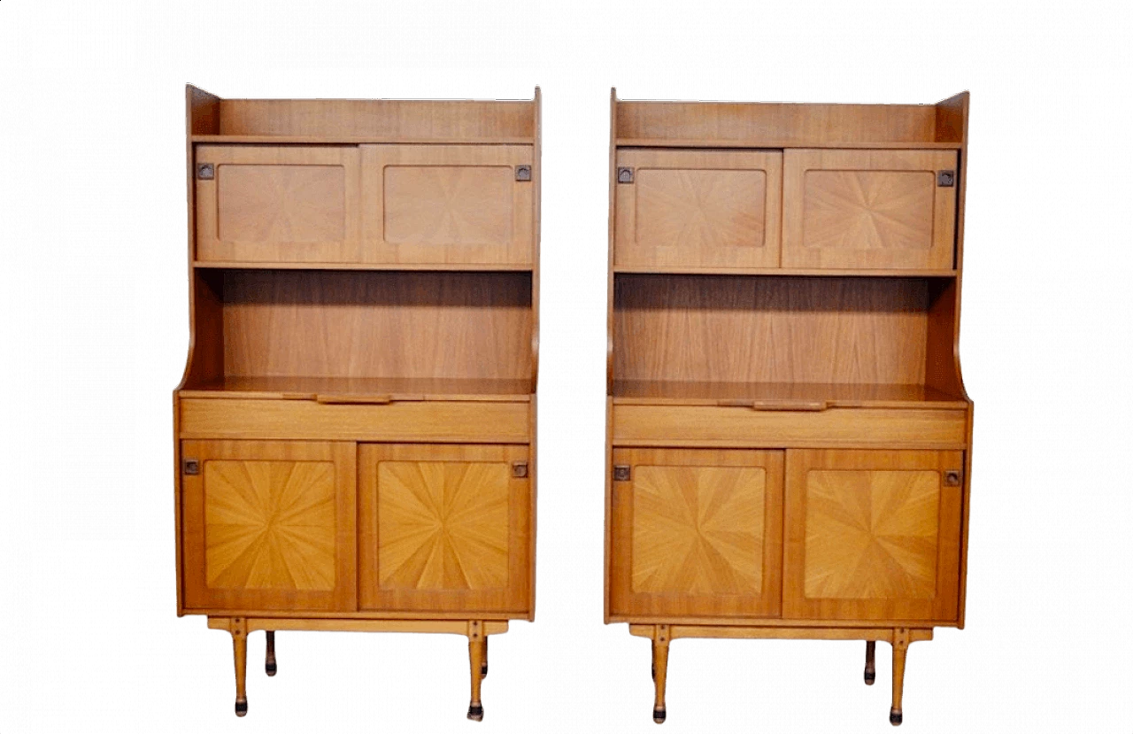 Coppia di credenze in palissandro, anni '60 1372340