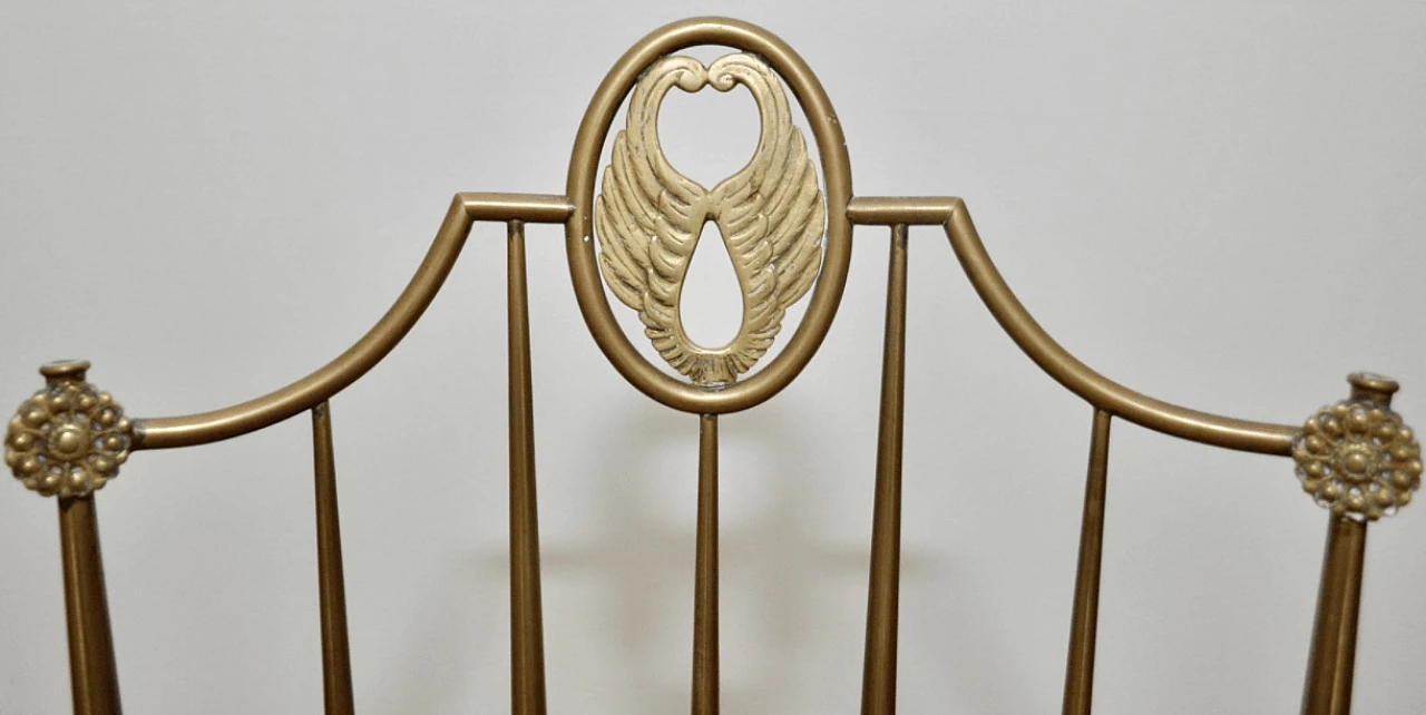 Hollywood Regency style brass chair, 1950s 1372491