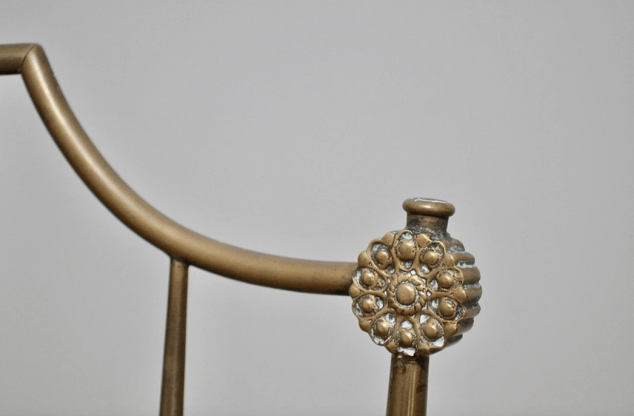 Hollywood Regency style brass chair, 1950s 1372495