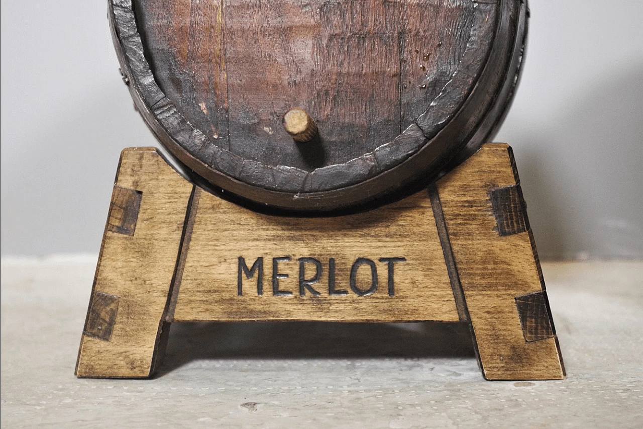 Gruppo di 3 botti da vino, anni '50 1372543