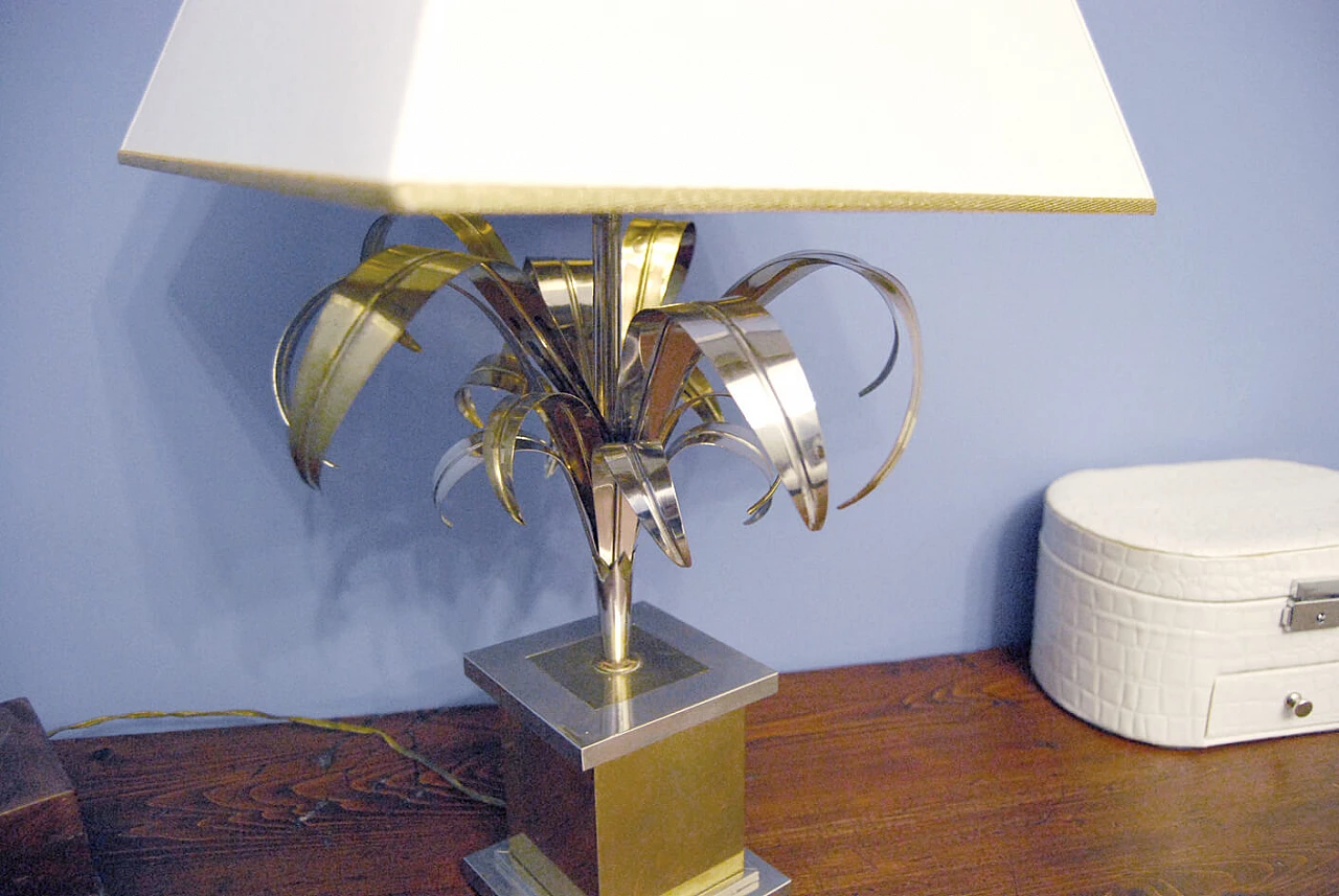 Brass table lamp attributed to Willy Rizzo, 1960s 1372706