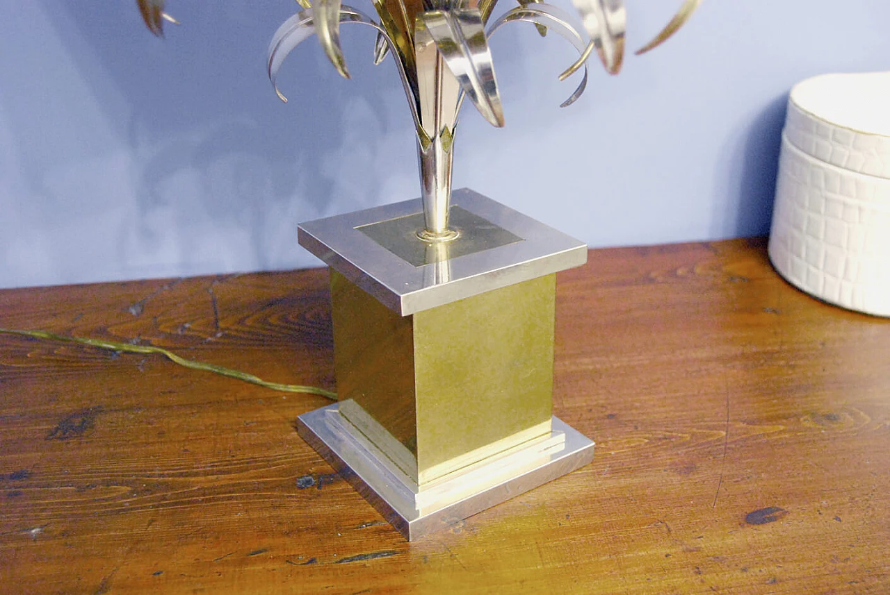 Brass table lamp attributed to Willy Rizzo, 1960s 1372707