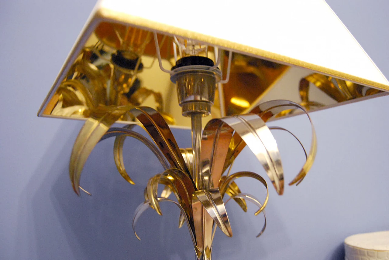 Brass table lamp attributed to Willy Rizzo, 1960s 1372709