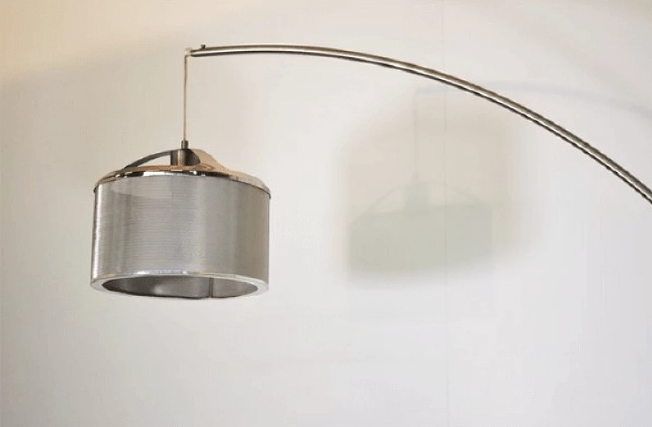 Metal arc floor lamp, 2000s 1372818