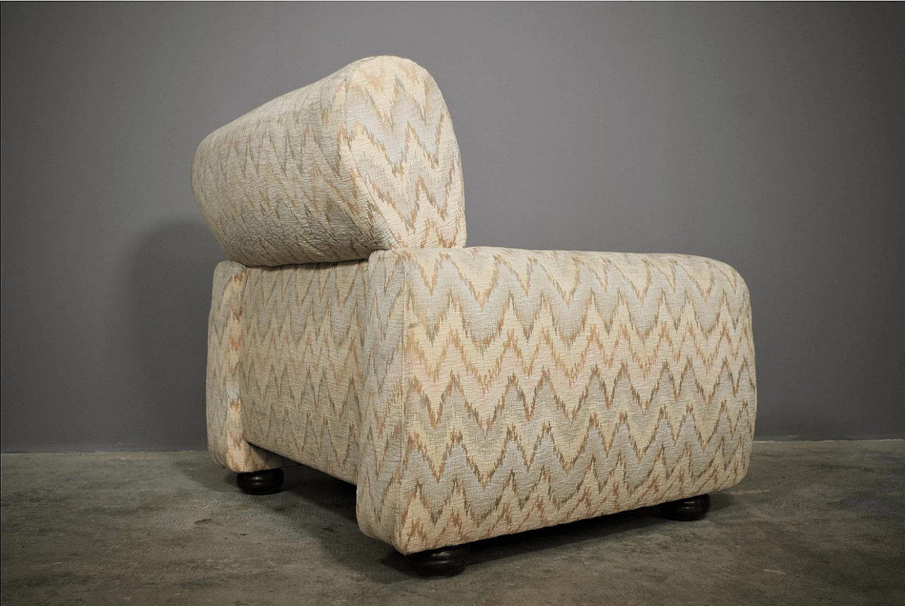 3 Missoni style armchairs, 1970s 1373017