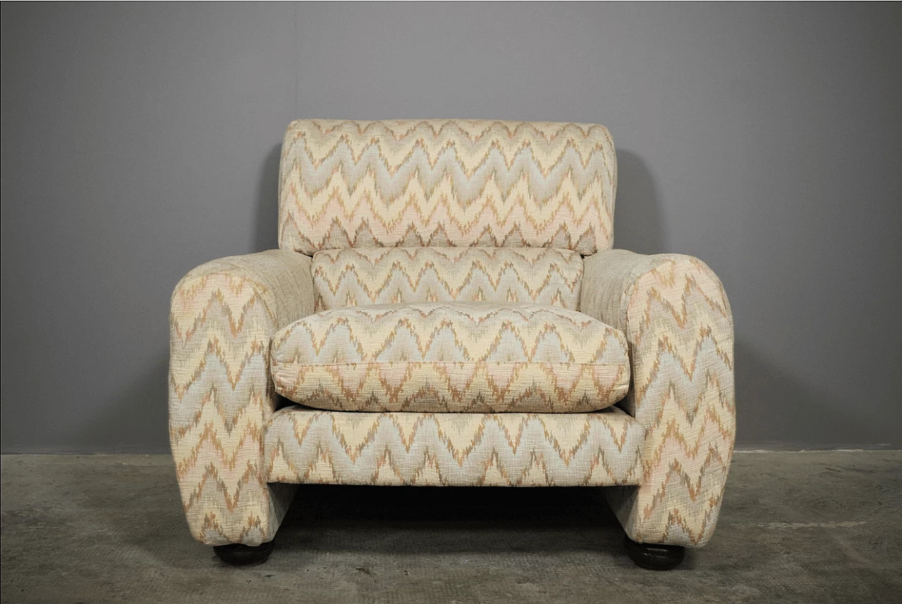 3 Missoni style armchairs, 1970s 1373019