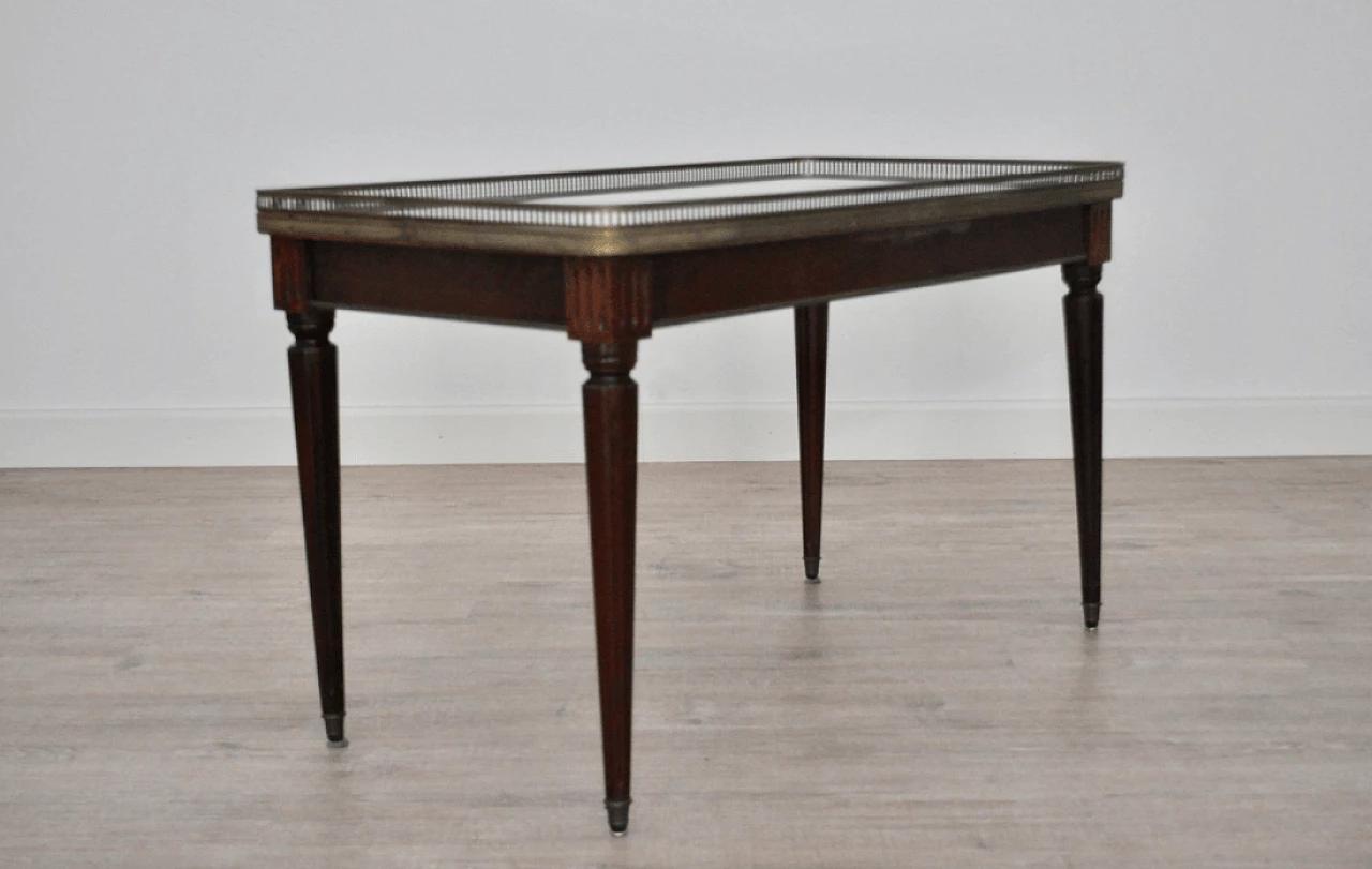 Coffee table with Carrara marble top, late 19th century 1373178