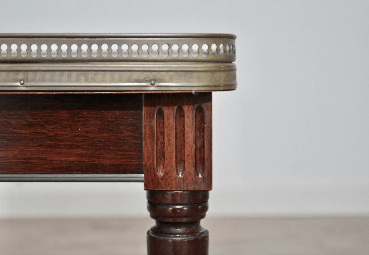 Tavolino con piano in marmo di Carrara, fine '800 1373181