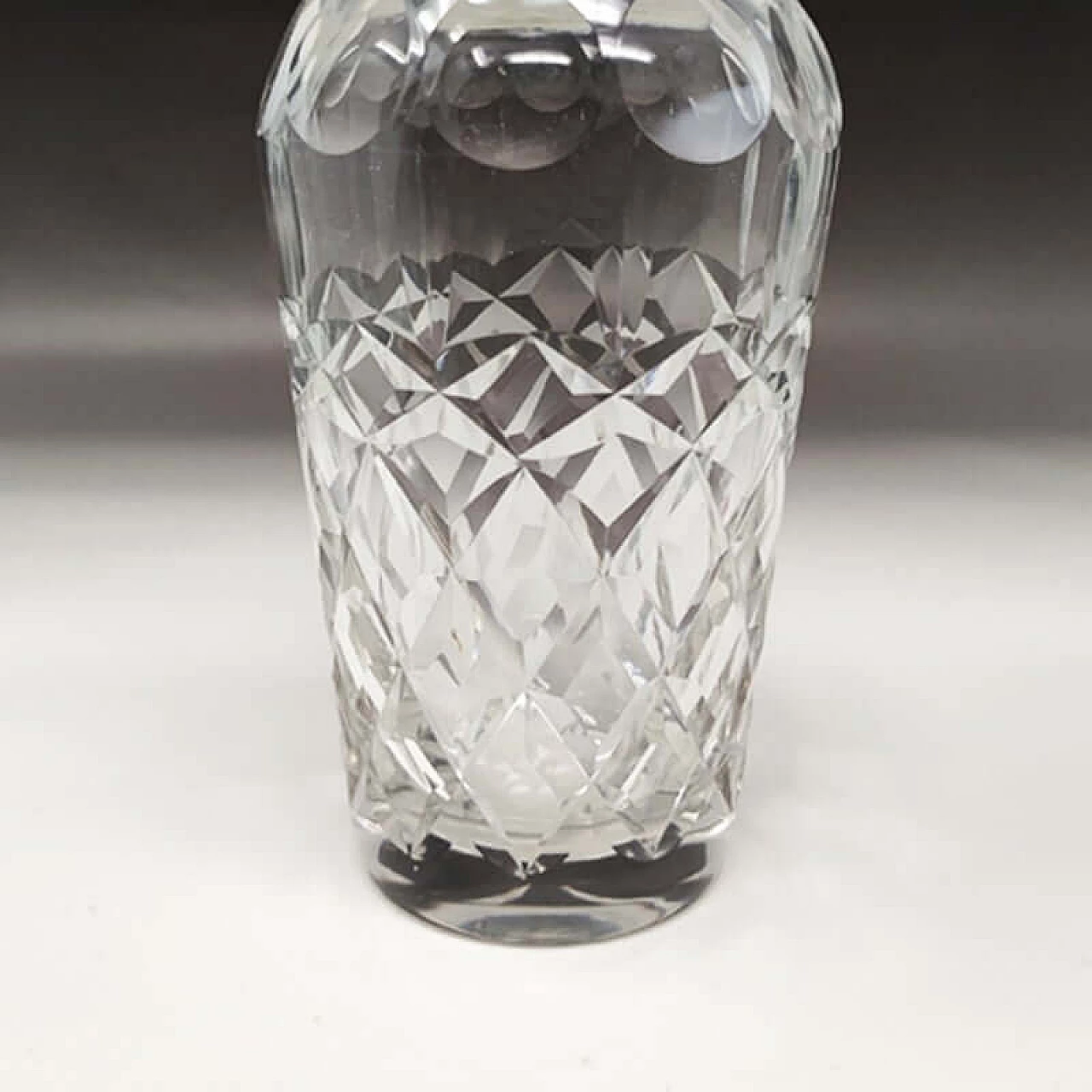 Cocktail shaker in vetro di Bohemia, anni '50 1373230