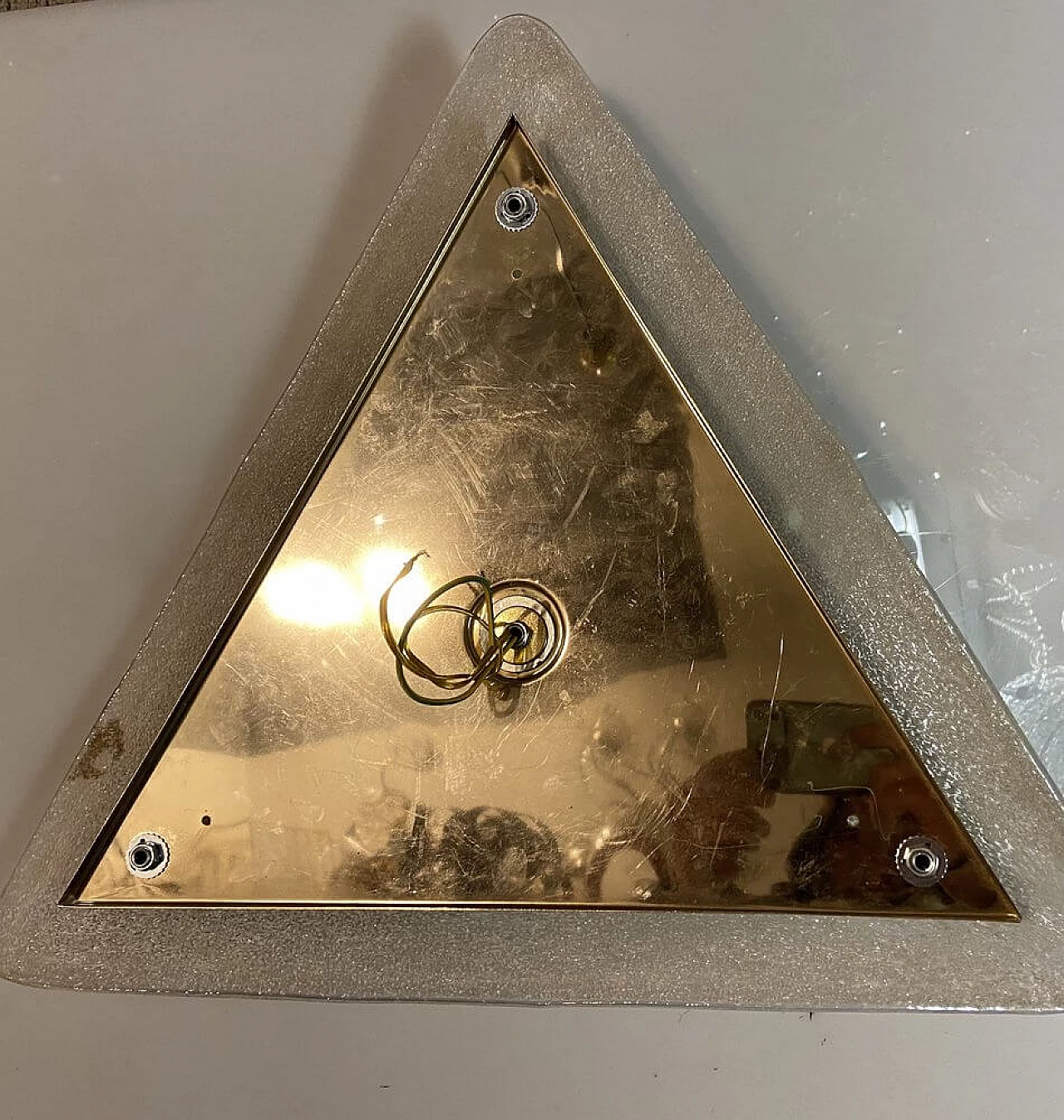 Plafoniera in vetro di Murano La Murrina, anni '80 1373321