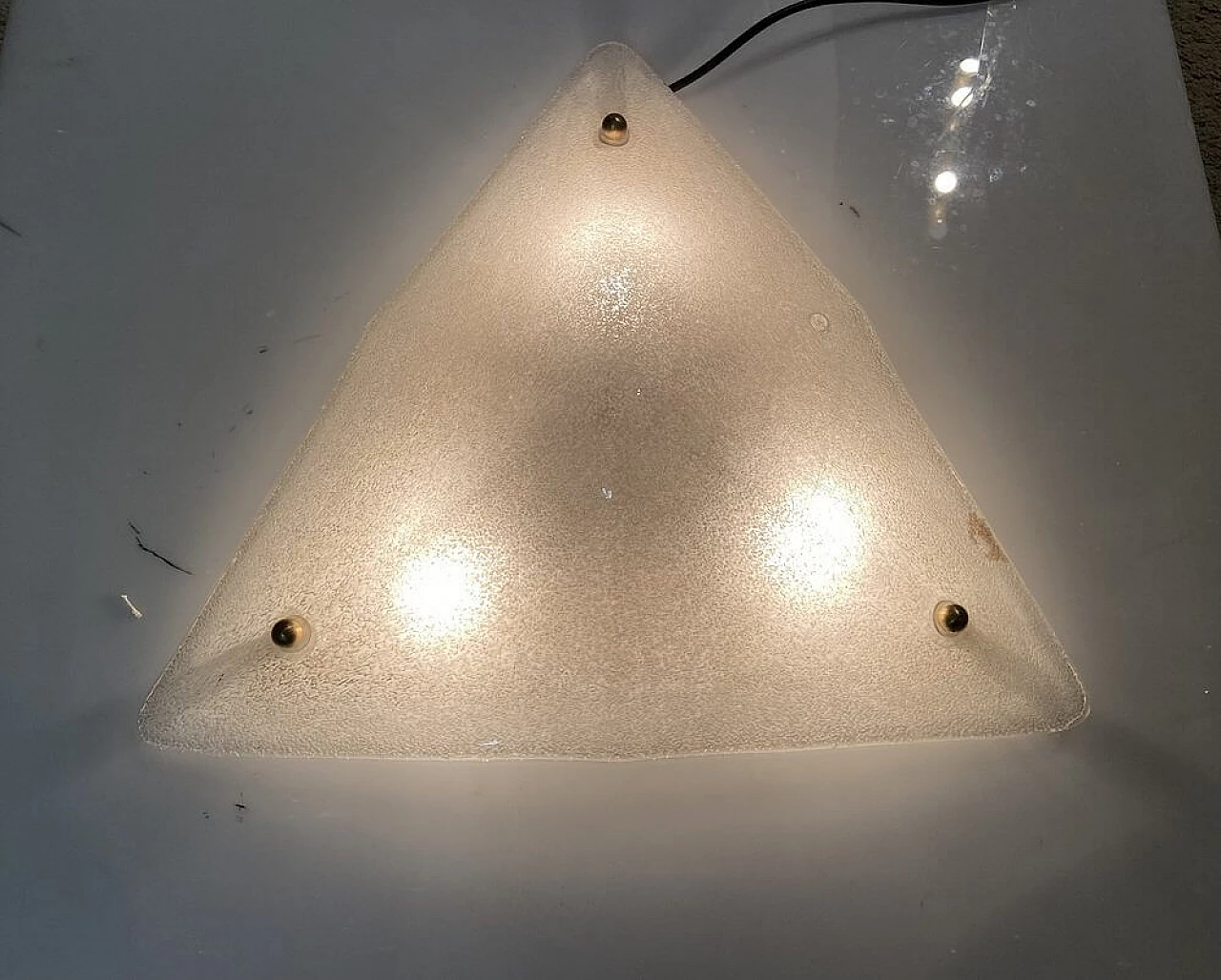 Plafoniera in vetro di Murano La Murrina, anni '80 1373322