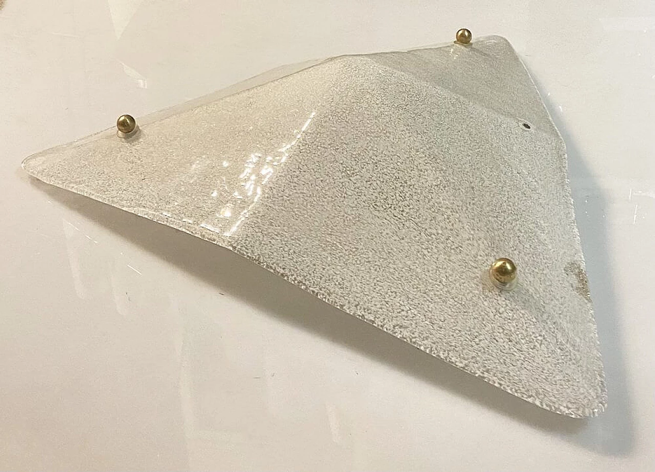 Plafoniera in vetro di Murano La Murrina, anni '80 1373323