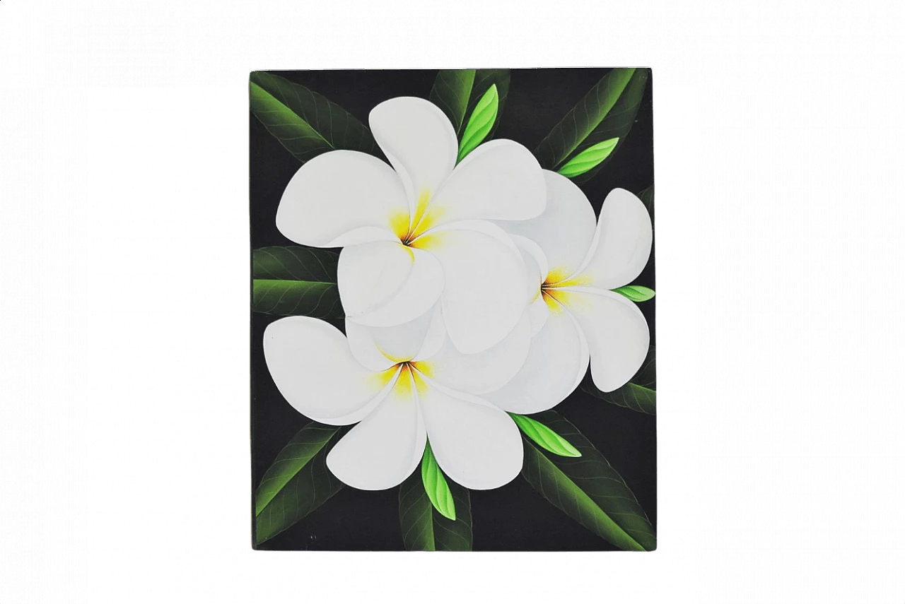 Dipinto con fiori, anni 2000 1373421