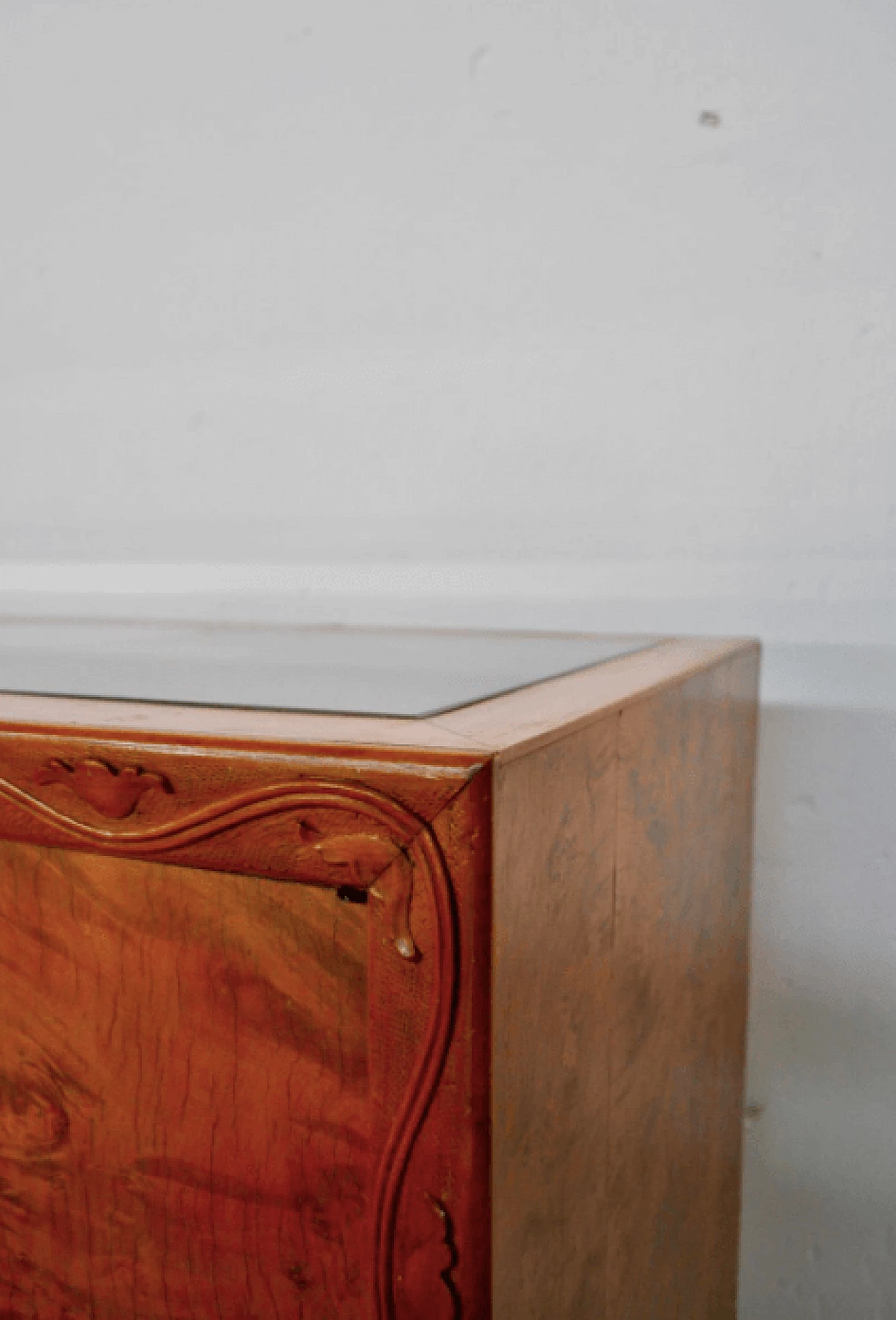 Coppia di credenze in ciliegio e noce, anni '50 1373442