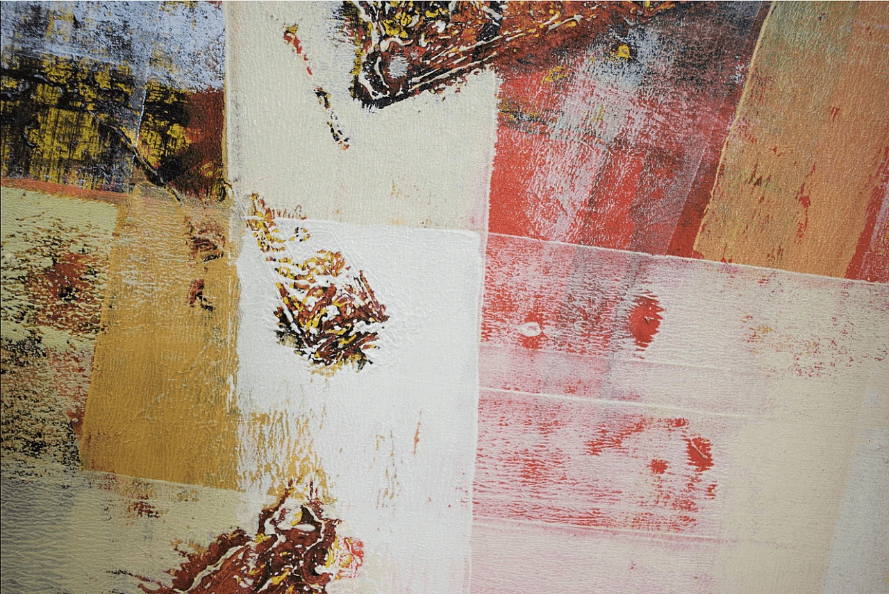 Abstract painting on canvas, 21st century 1373447