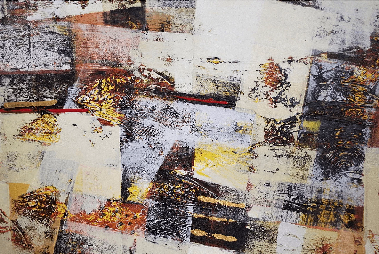 Abstract painting on canvas, 21st century 1373450