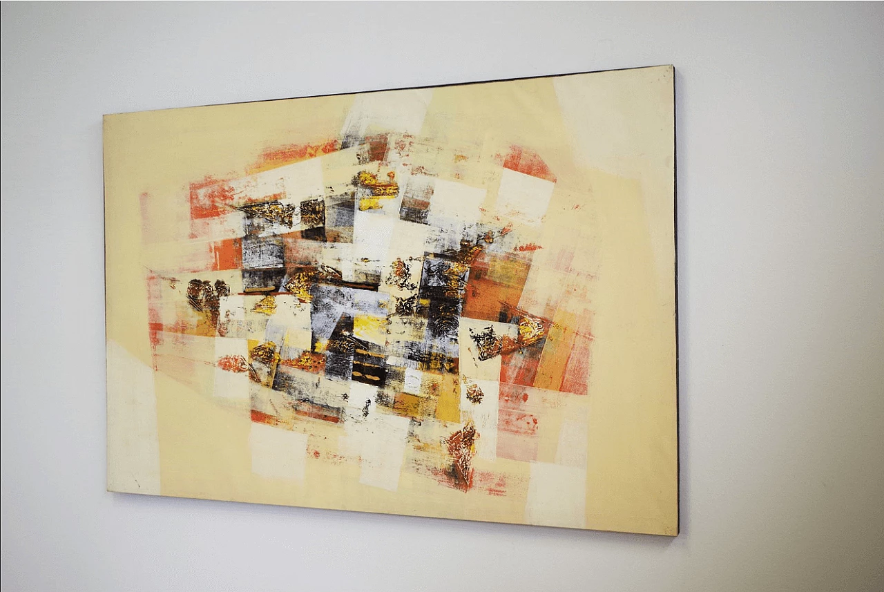 Abstract painting on canvas, 21st century 1373452