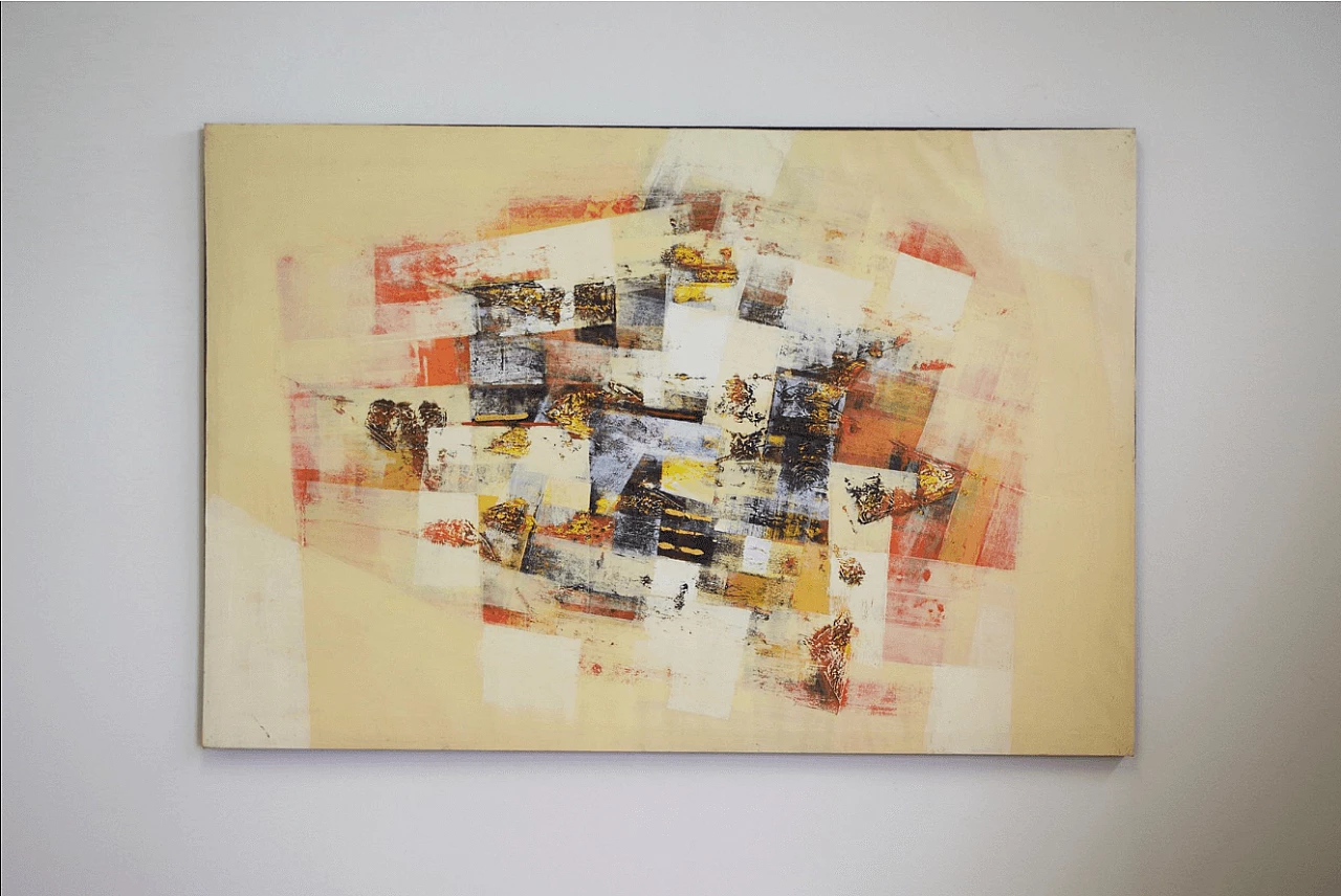 Abstract painting on canvas, 21st century 1373453