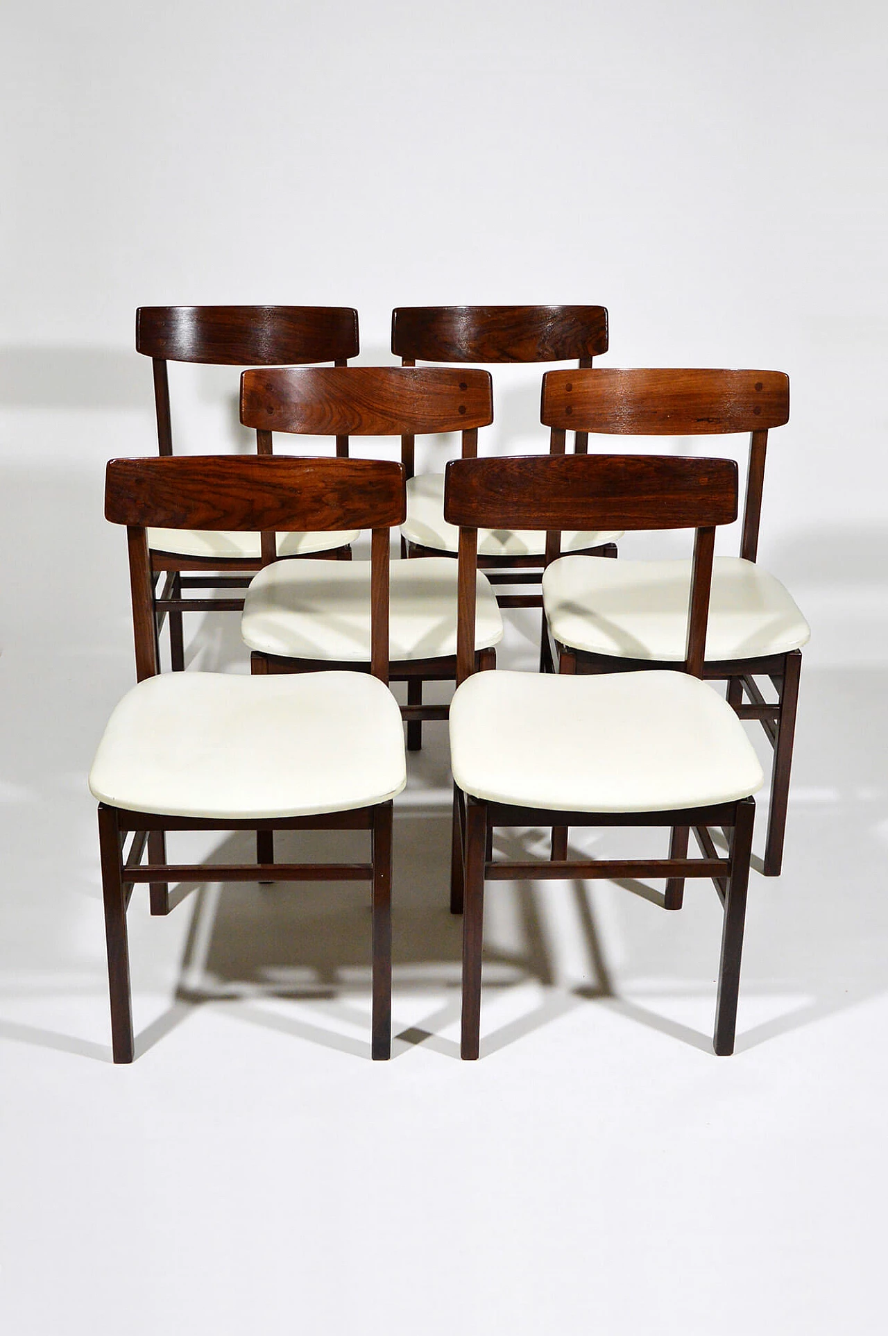 6 Rosewood dining chairs, 60s 1373512