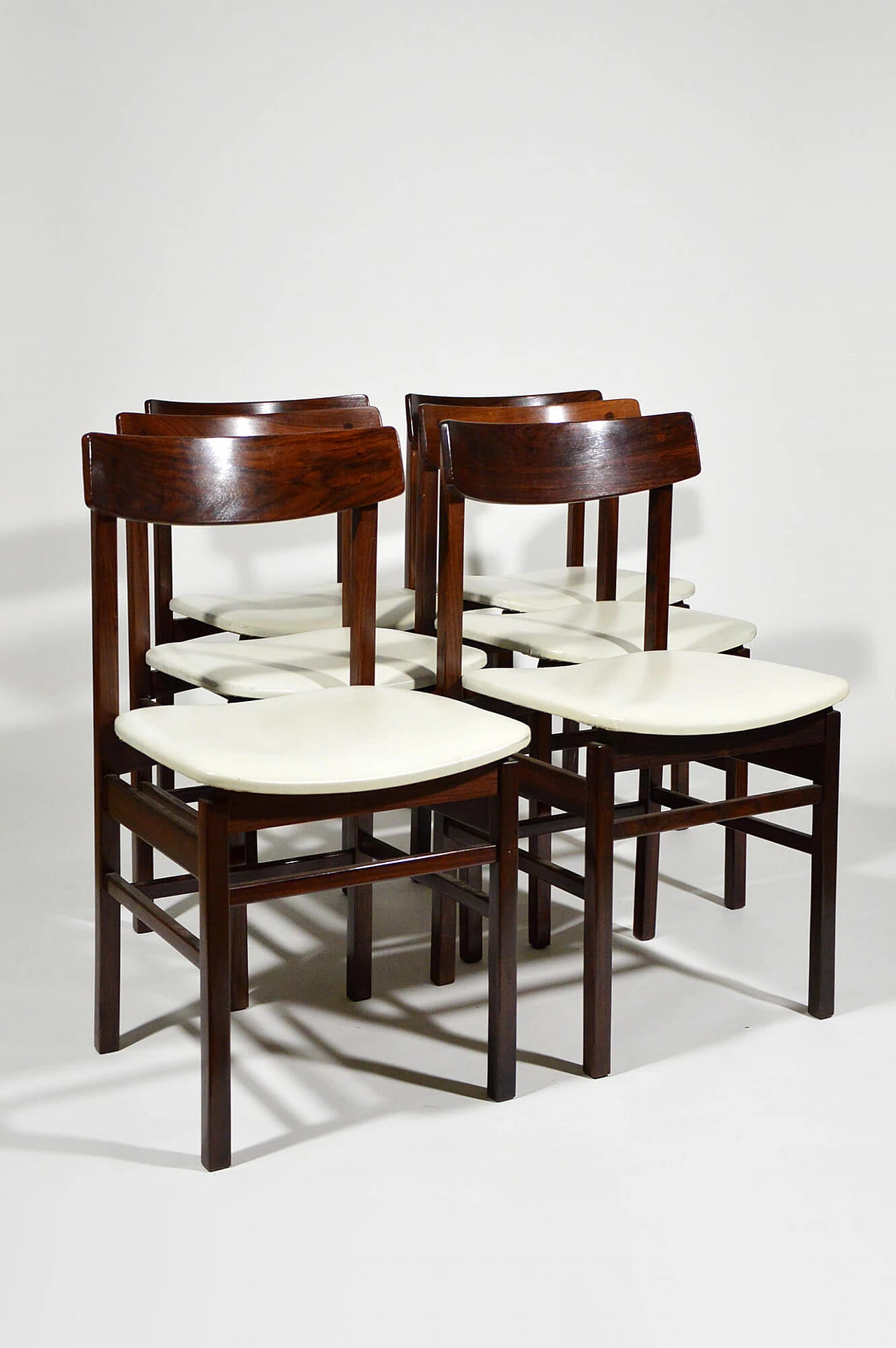 6 Rosewood dining chairs, 60s 1373513