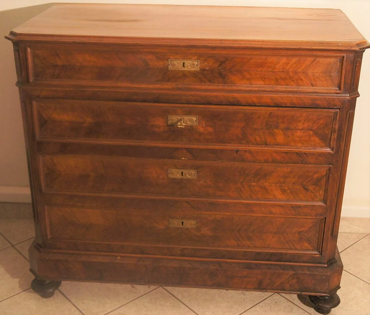 Chest of drawers with 4 drawers, early 19th century 1373676