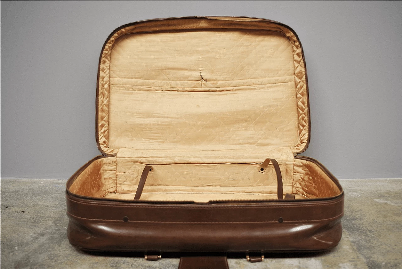 Pair of leather suitcases, 1950s 1373733
