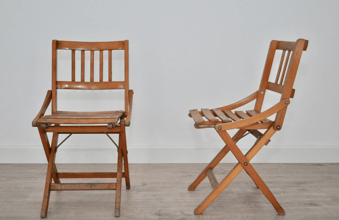 2 Folding children's chairs by Fratelli Reguitti, 1960s 1373901
