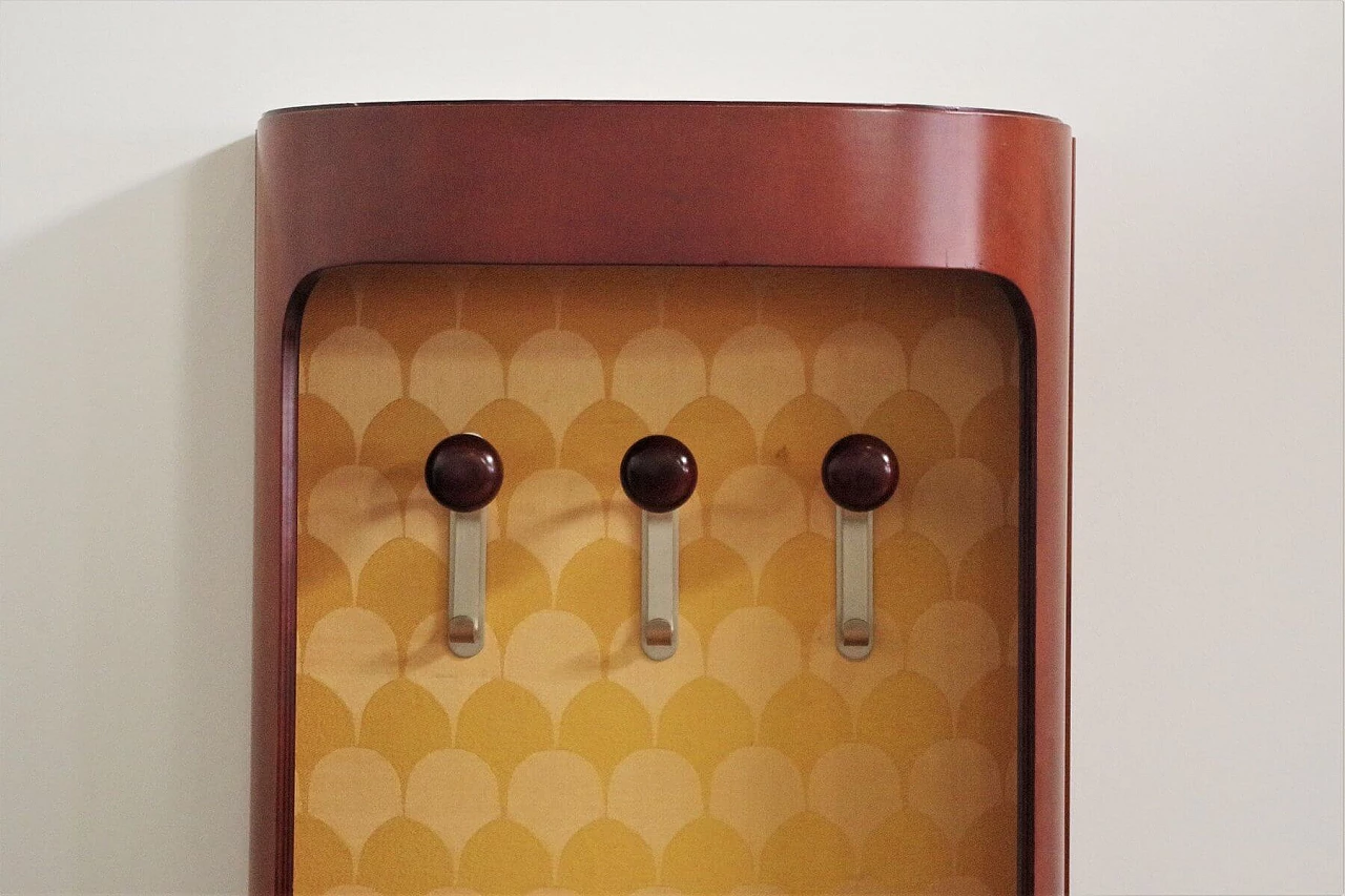 Wooden coat rack, 1970s 1373909