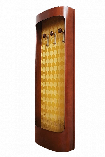 Wooden coat rack, 1970s