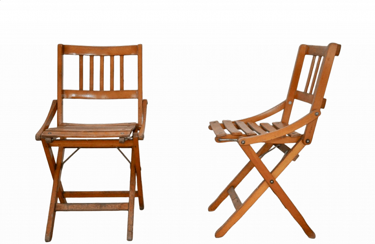 2 Folding children's chairs by Fratelli Reguitti, 1960s 1373980