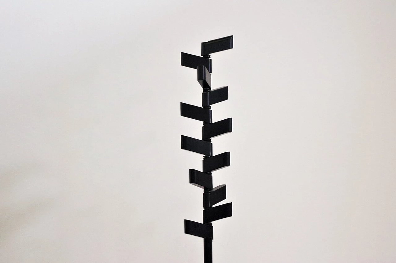 Black wooden coat rack, 1970s 1373982