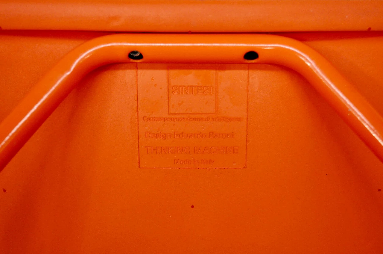 Sedia a dondolo in metallo e poliuretano di Sintesi, anni 2000 1374098