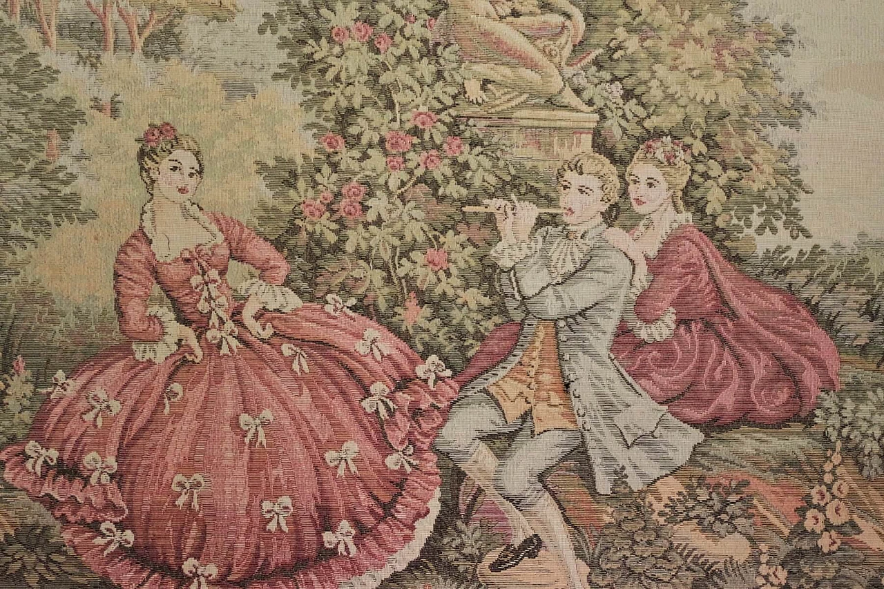 Wall tapestry with gilded frame, 1960s 1374106