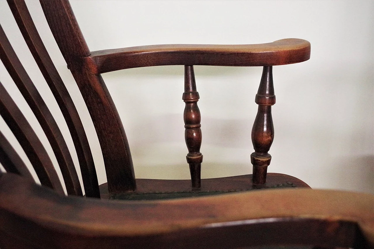 4 sedie da fattoria Windsor in stile vittoriano inglese in faggio, del '900 1374124