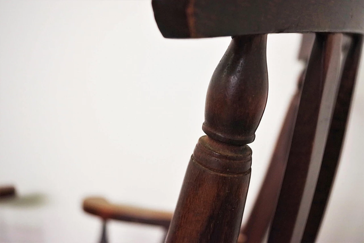 4 sedie da fattoria Windsor in stile vittoriano inglese in faggio, del '900 1374129