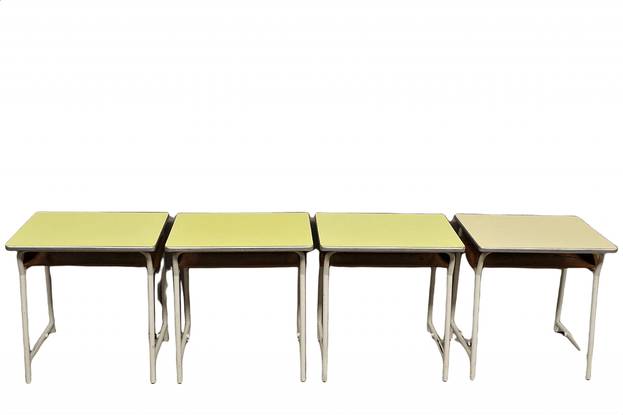 4 banchi da scuola per bambini, anni '60 1374156