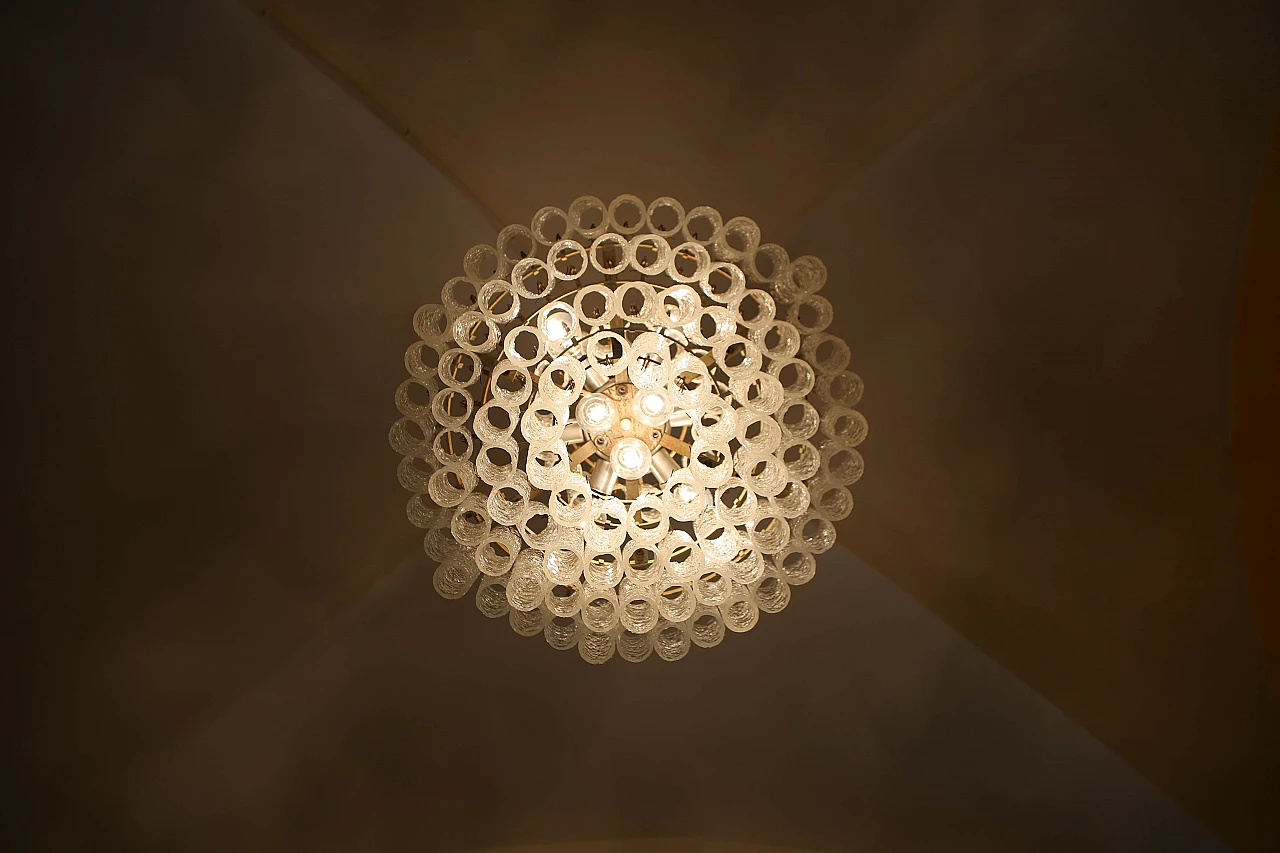 Lampadario tedesco di Doria Leuchten, anni '50 1374194