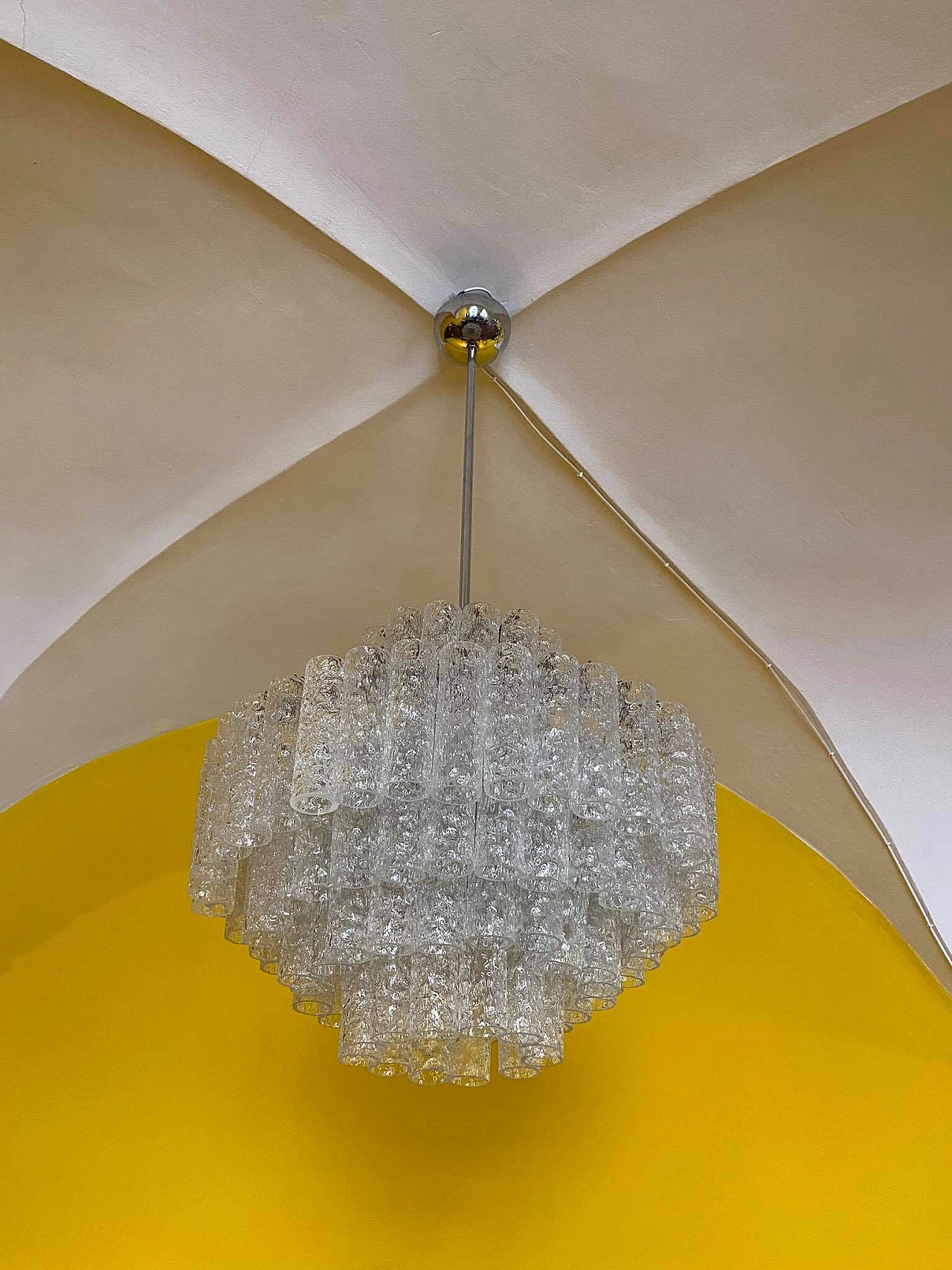 Lampadario tedesco di Doria Leuchten, anni '50 1374195