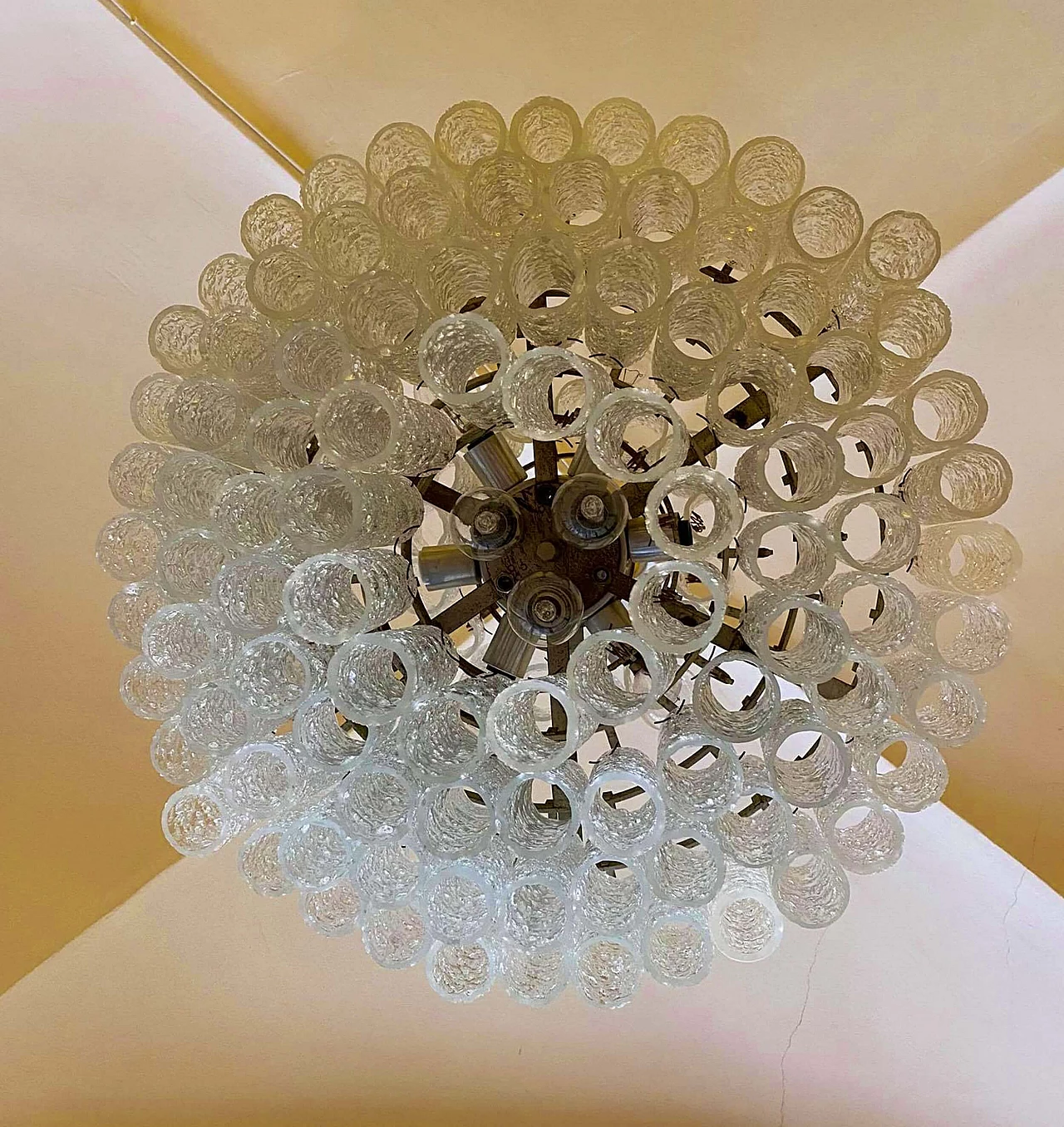 Lampadario tedesco di Doria Leuchten, anni '50 1374196