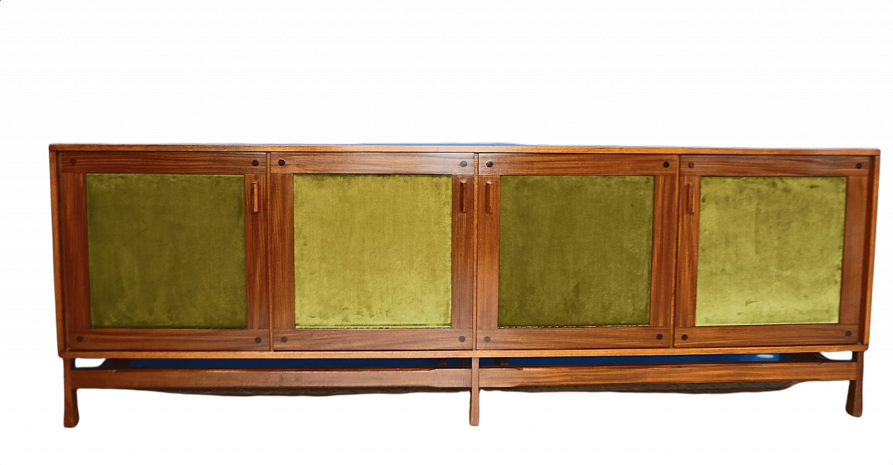 4 doors sideboard with teak wood structure by Saima Pavia, 1950s 1374459