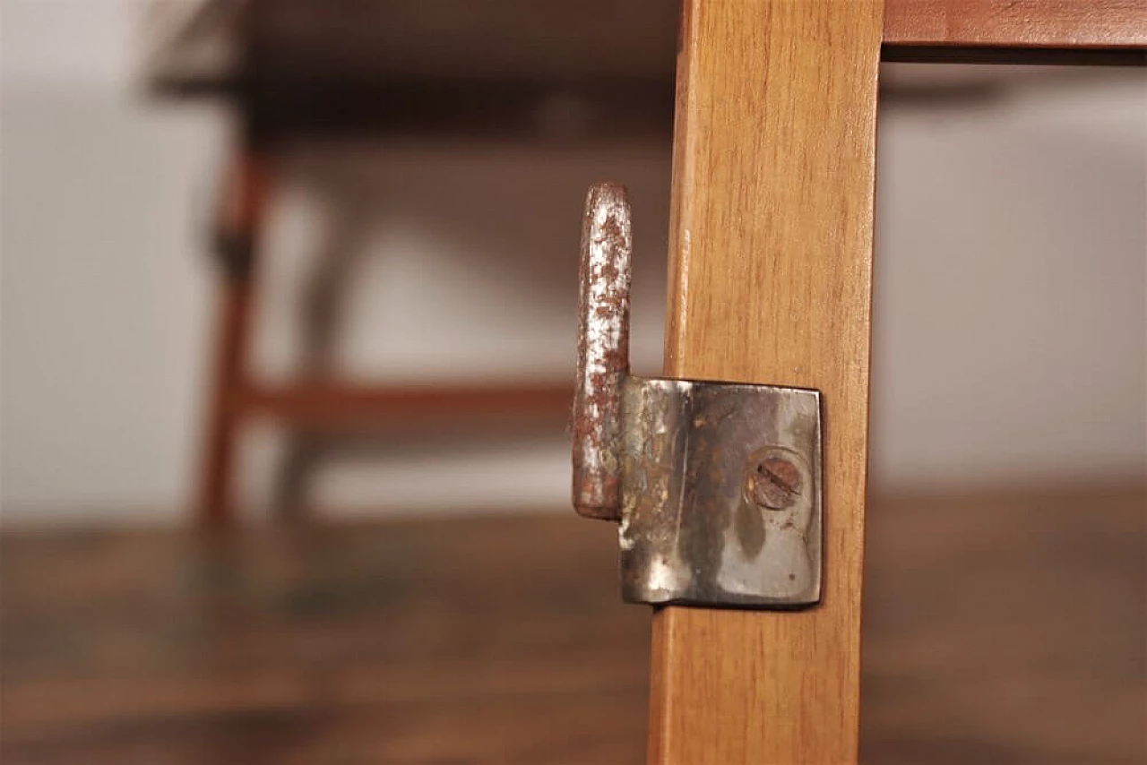 Vassoio da colazione in legno, anni '70 1374600