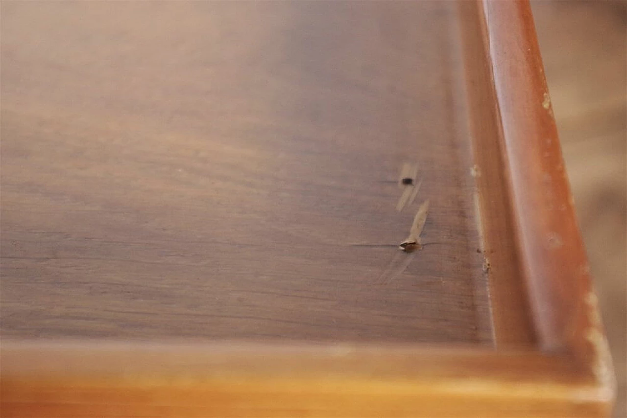 Vassoio da colazione in legno, anni '70 1374604