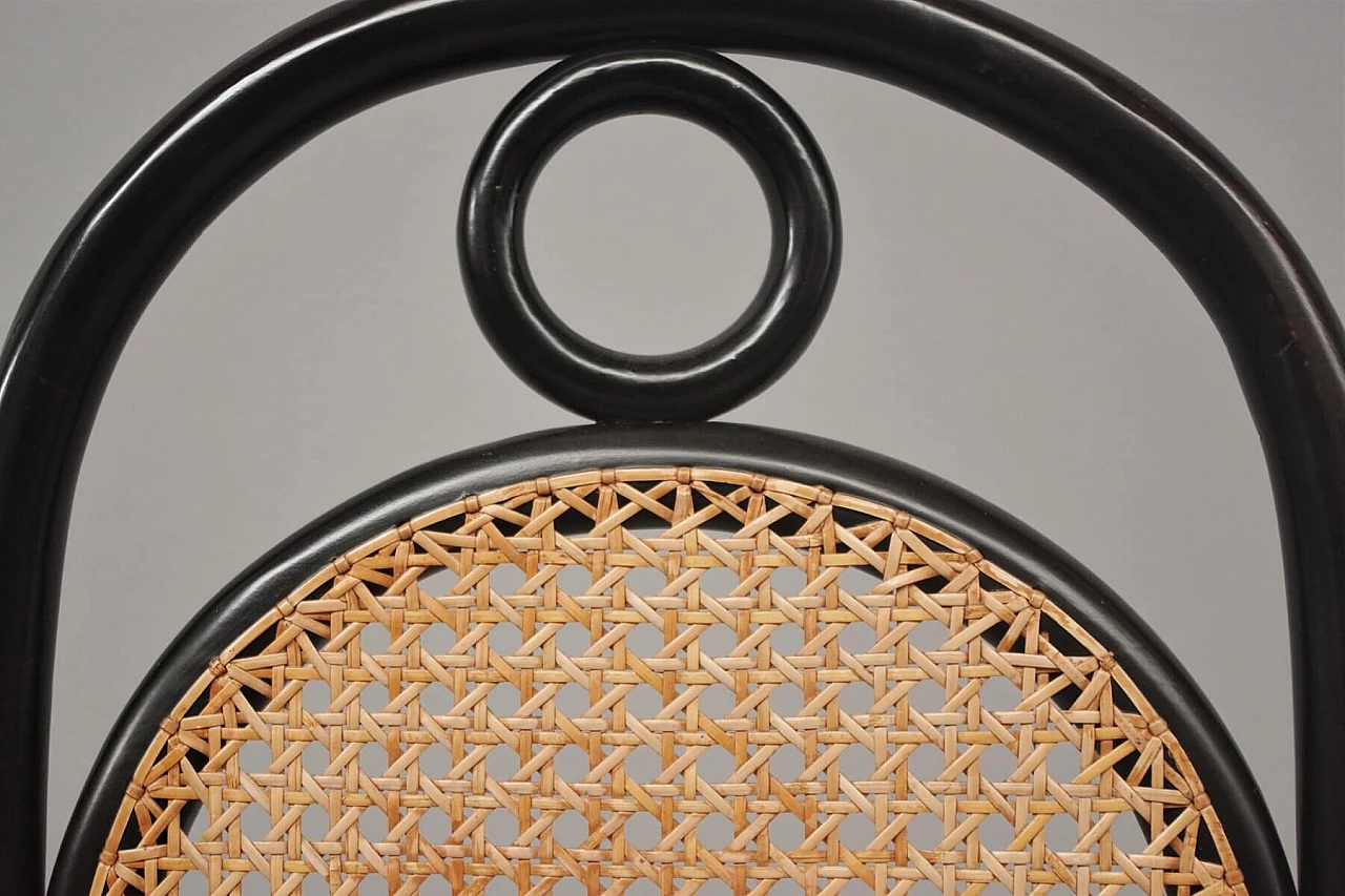 6 Thonet chairs in curved beech and Vienna straw, 1980s 1374644