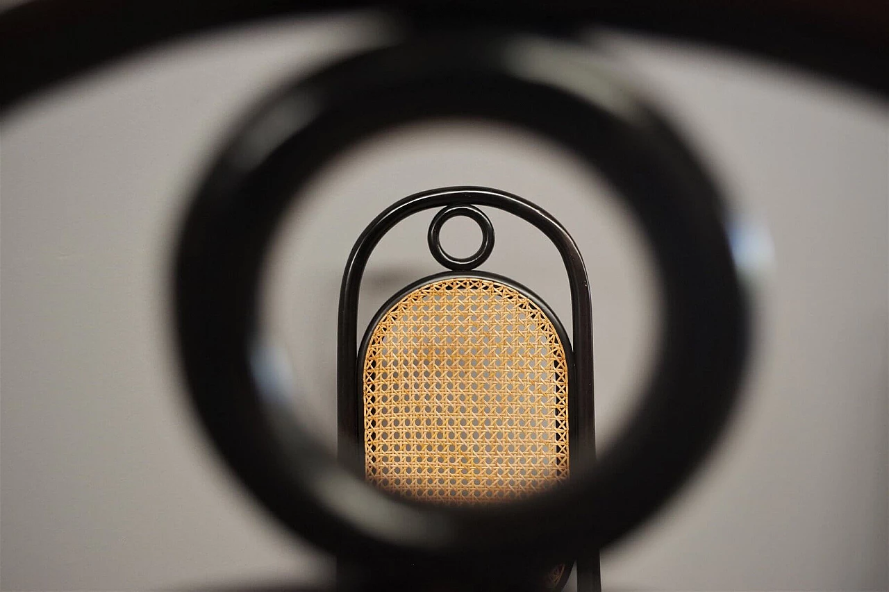 6 Thonet chairs in curved beech and Vienna straw, 1980s 1374651