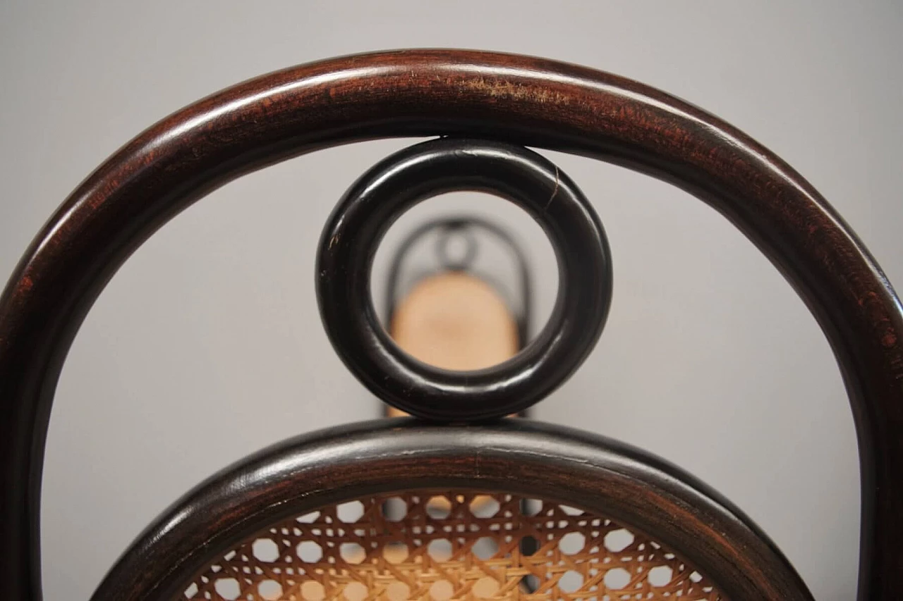 6 Thonet chairs in curved beech and Vienna straw, 1980s 1374652